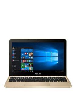 Asus Eeebook E200Ha-Fd0006Ts Intel Atom, 2Gb Ram, 32Gb Storage, 11.6 Inch Laptop - Gold - Laptop With Mcafee Livesafe